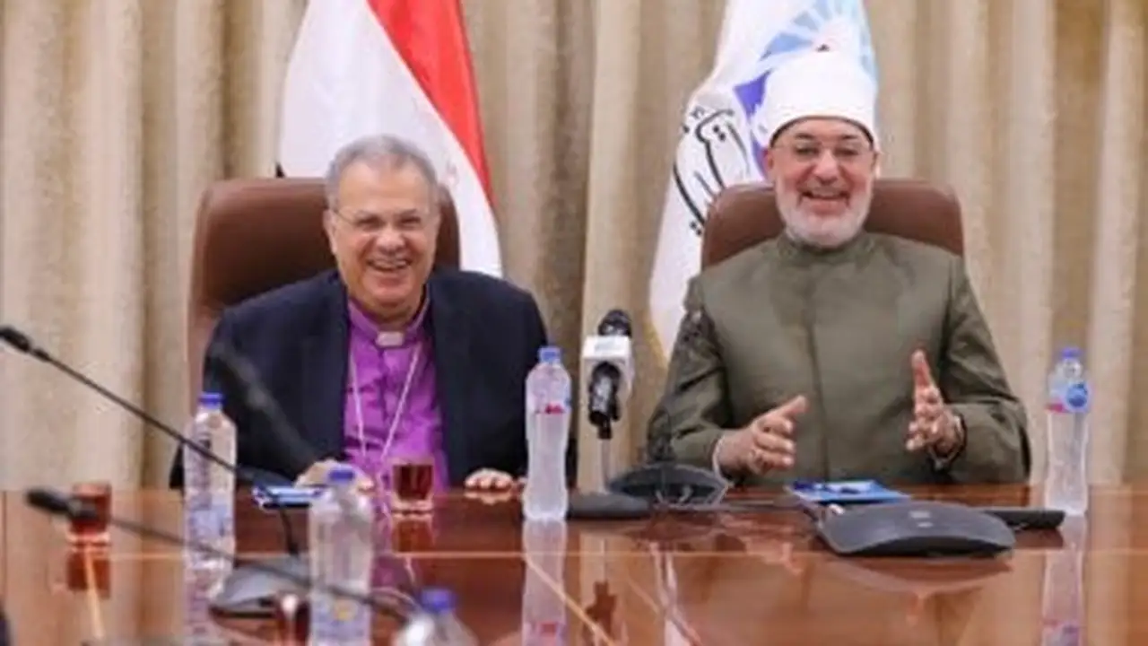 رئيس الطائفة الإنجيلية يهنئ مفتي الجمهورية بمناسبة عيد الأضحى